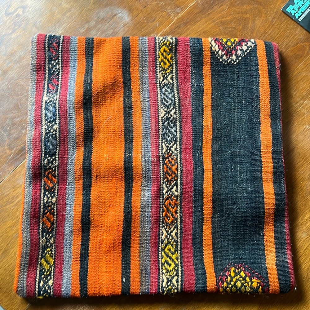 Wool decorative pillow case